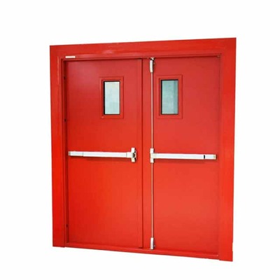 Double leaf fire door