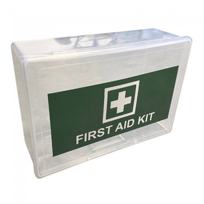 First Aid Box Plastic Clear