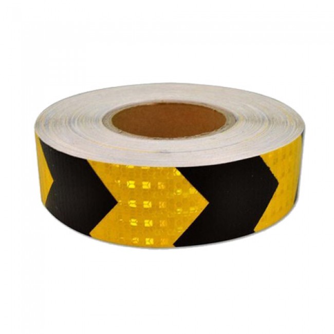 Floor Marking Tapes Self Adhesive Double Color Dimond Reflector