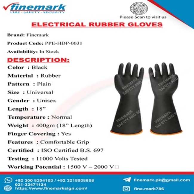 Electrical Rubber GLoves 