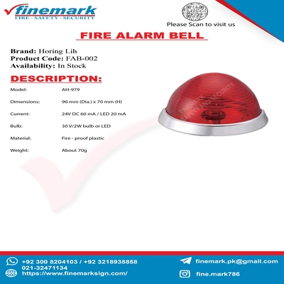 Fire alarm bell 