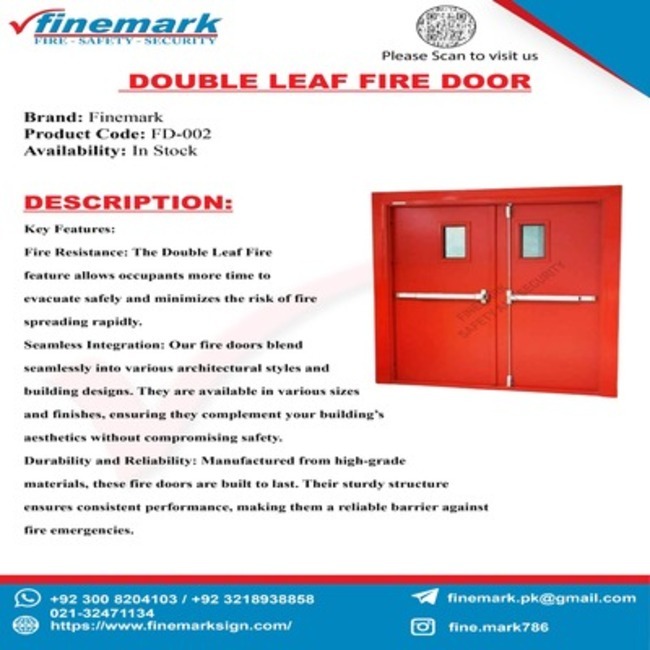 double leaf door