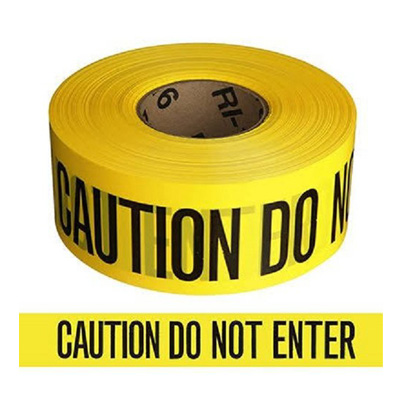 Yellow Pvc Do Not Enter 500 Meter Caution Tape