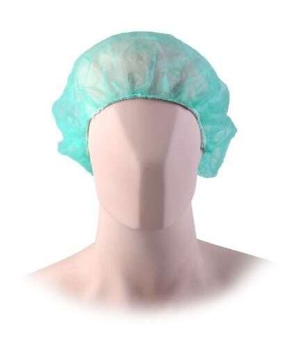 Image of Disposable Non Woven Bouffant Cap for sale in Pakistan.