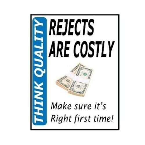 Image of MQCP-215 Rejects Are Costly Sign for sale in Pakistan.