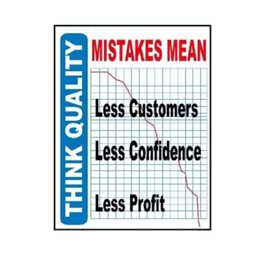 Image of MQCP-209 Mistakes Mean Sign for sale in Pakistan.