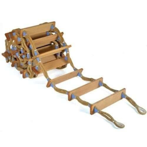 Image of Safety Outdoor Manila Climbing Rope Ladder for sale in Pakistan.