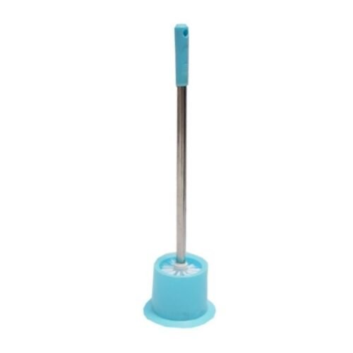 Image of High Quality 8308 Steel Stick With Holder Bathroom Cleaning Toilet Brushes for sale in Pakistan.