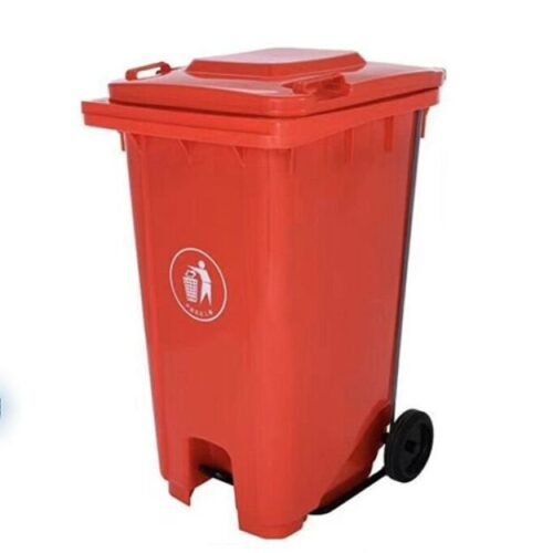 Image of XDL-240U- Industrial Garbage Plastic Wheel Dustbin 240Liter (Red) for sale in Pakistan.