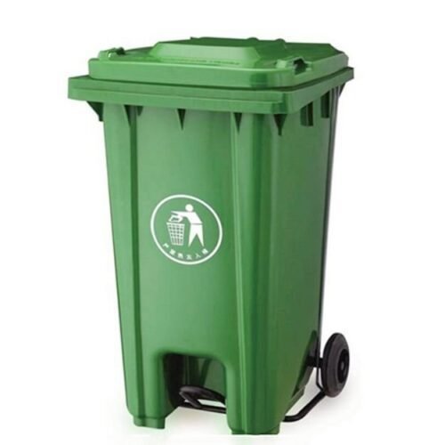Image of XDL-240U- Industrial Garbage Plastic Wheel Dustbin 240Liter (Green) for sale in Pakistan.