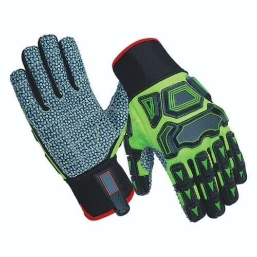 Image of JNM1017 Cut Level 6 Impact & Cut Resistant Mechanical Hazard Safety Leather Work Gloves for sale in Pakistan.