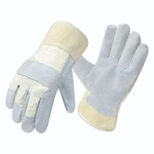 Image of JNM2002 Premium Canadian Rigger Industrial Safety Leather Work Gloves for sale in Pakistan.