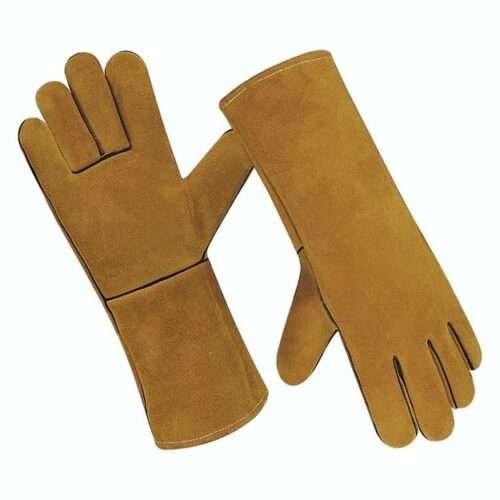 Image of JNM3002 Premium Mechanical & Abrasion Resistance Leather Welding Gloves for sale in Pakistan.