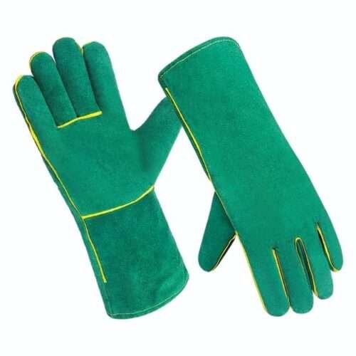 Image of JNM3004 Premium Mechanical & Abrasion Resistant Industrial Leather Welding Gloves for sale in Pakistan.