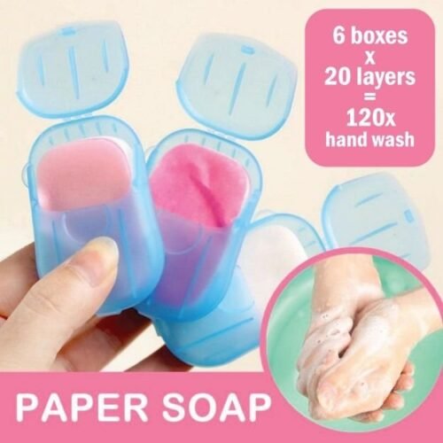 Image of 6397 - Paper Soap - 6pcs / box for sale in Pakistan.