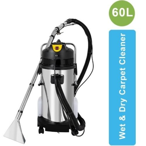 Image of Industrial LC-602SC 60L Stainless Steel Black Wet & Dry Carpet Vacuum Cleaner for sale in Pakistan.