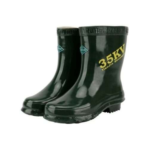 Image of Di-Electrical 35KV Rubber Anti-Acid High Voltage Insulating Work Safety Gum Boots for sale in Pakistan.