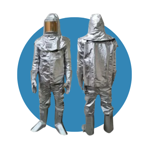 Aluminized Fireman & Electric Arc Suits Coverall