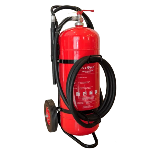50 KG DCP Fire Extinguisher – Dry Chemical Powder with Trolley