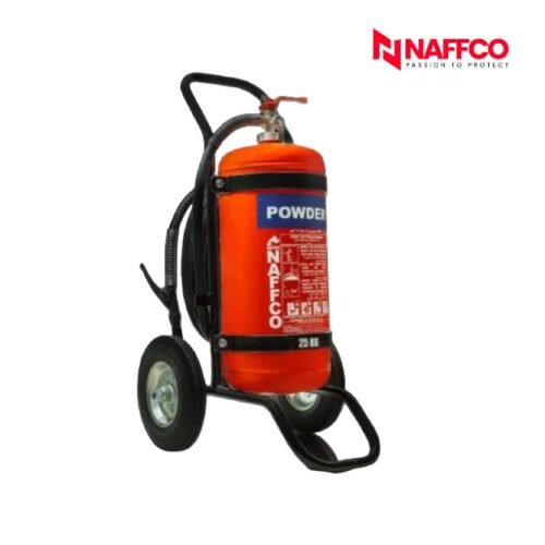 25 KG DCP Fire Extinguisher with Trolley for Industrial Use in Pakistan