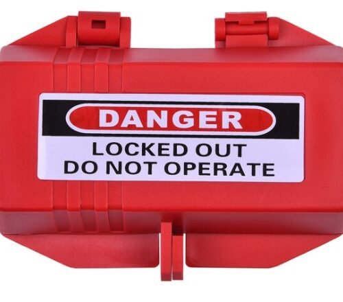 Electrical Plug lock Fiber-Red (LARGE) - Finemark