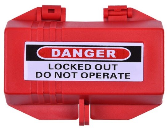 Electrical Plug lock Fiber-Red (LARGE) - Finemark