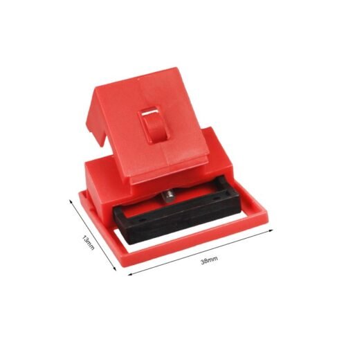 MCB Circuit breaker lock Double Pole-Red by Finemark